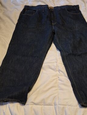 The Foundry Supply Co. Men's Dark Blue Relaxed Jeans 48/29